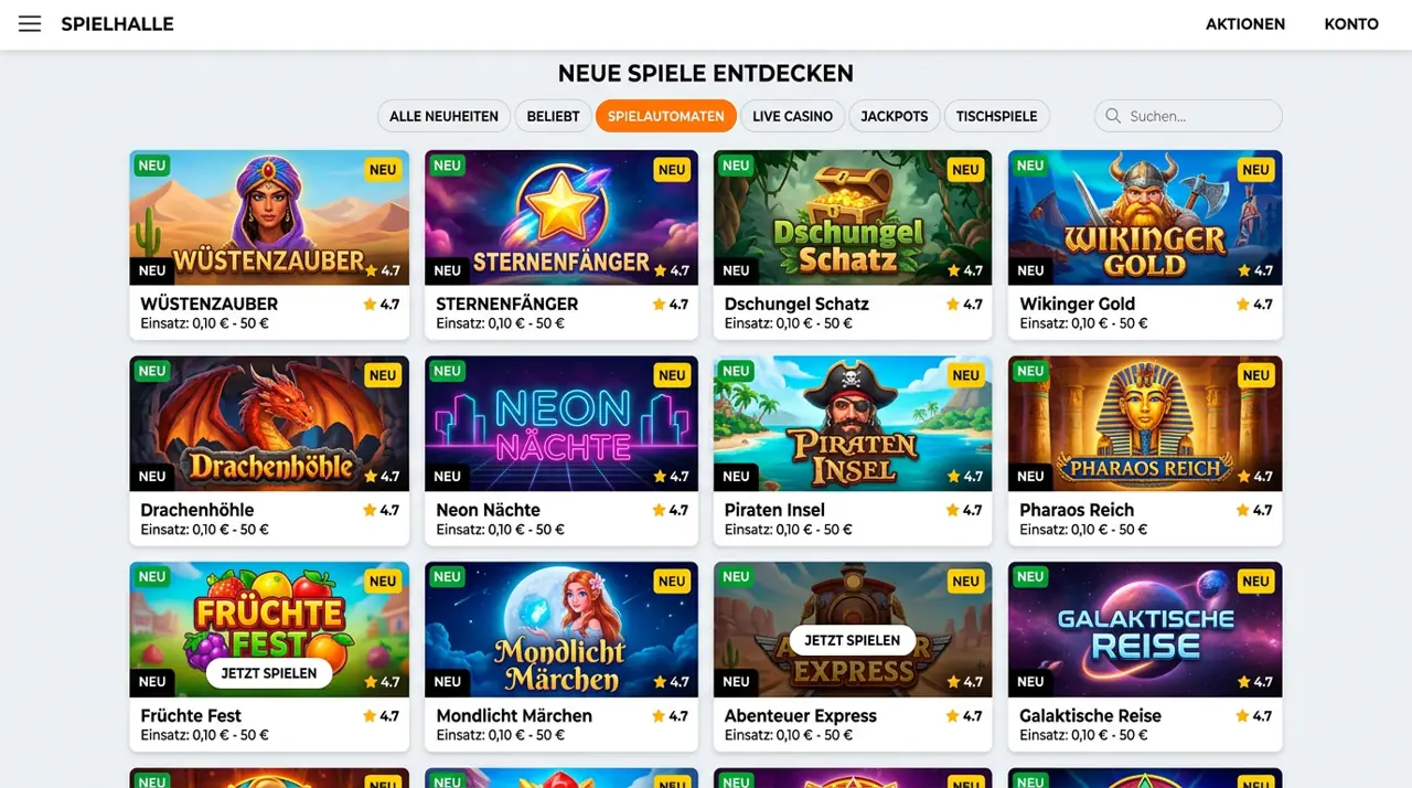 Neuheiten & Crash Games — Lucky7Even